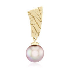 Colgante en plata con Perla Ming púrpura