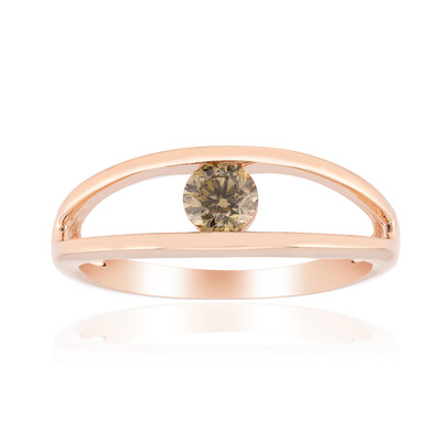Anello in oro con Diamante Rose de France VS1 di Argyle (Annette)