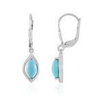 Sleeping Beauty Turquoise Silver Earrings (Faszination Türkis)