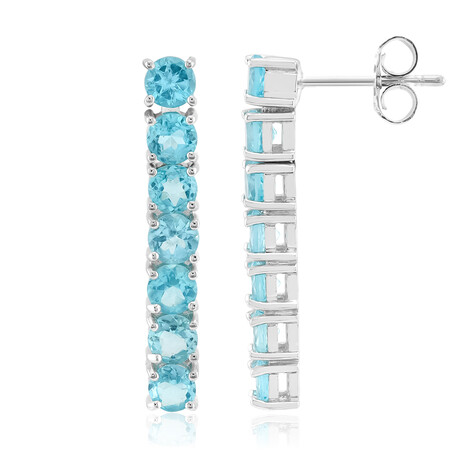 Orecchini in argento con Apatite Blu (de Melo Essence)