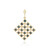 9K SI1 Blue Diamond Gold Pendant