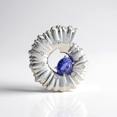 Tanzanite Silver Pendant (de Melo Essence)