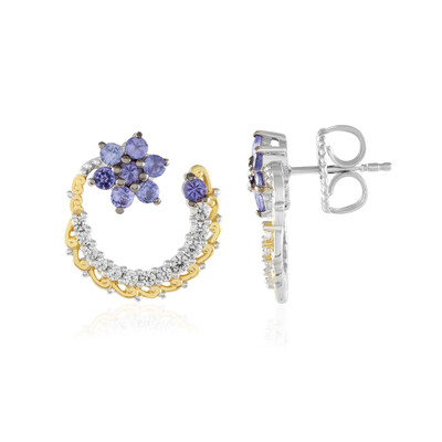 Pendientes en plata con Tanzanita (Gems en Vogue)