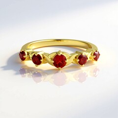 Anello in argento con Rubino Tanzania