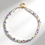 Collana in argento con Fluorite (Riya)