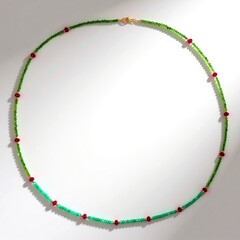 Collana in argento con Quarzo Ciliegia