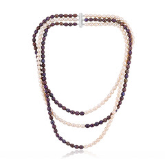 Collar en plata con Perla blanca Freshwater (TPC)