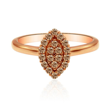 Anello in oro con Diamante Rose de France SI1 di Argyle (Annette)