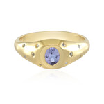 Anello in argento con Tanzanite