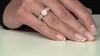 Anillo en plata con Ópalo rosa (de Melo Essence)