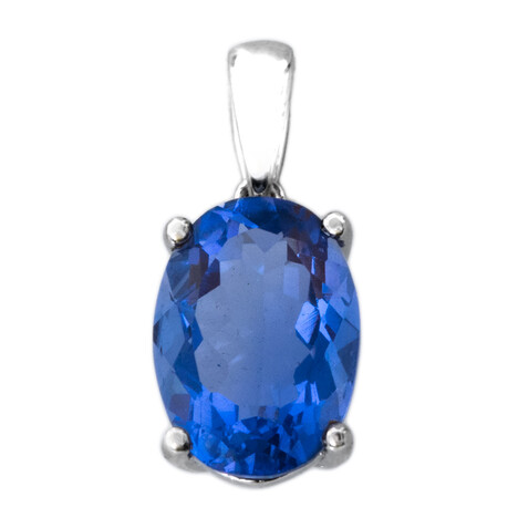 Ciondolo in argento con Fluorite Cangiante