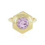 Rose de France Amethyst Silver Ring