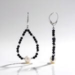Orecchini in argento con Perla d'Acqua Dolce Bianca