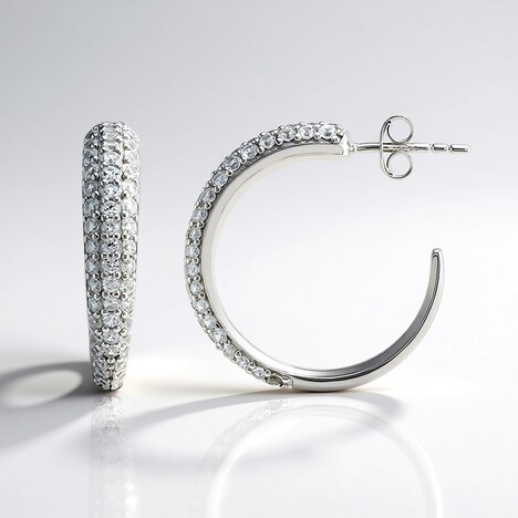 Orecchini in argento con Zircone