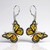 Orecchini in argento con Ambra Baltica Cognac (dagen)
