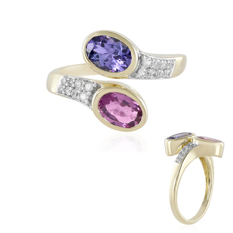 Bague en or et Tanzanite