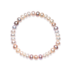Armband met Roze zoetwater kweekparels
