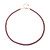 Ruby Silver Necklace
