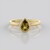 Anello in oro con Tanzanite Gialla (non riscaldata)
