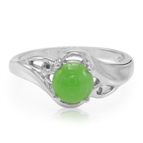 Kaiserlicher Chrysopras-Silberring