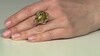 Anillo en plata con Cuarzo del Ouro Verde (Gems en Vogue)