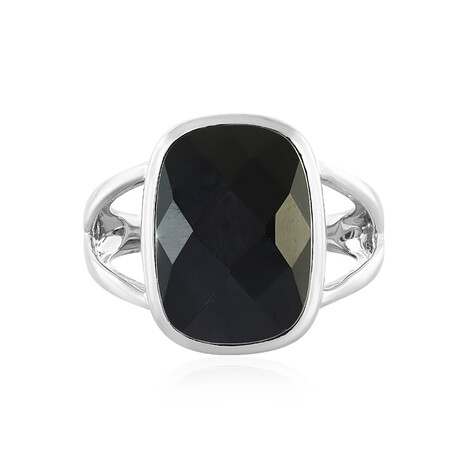 Bague en argent et Onyx noir