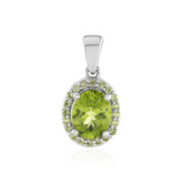 Pendentif en argent et Péridot