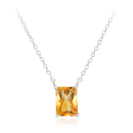 Collar en plata con Citrino