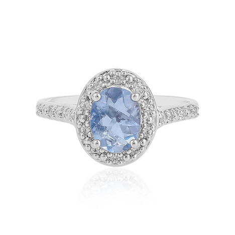 Zilveren ring met een kleurwissel fluoriet