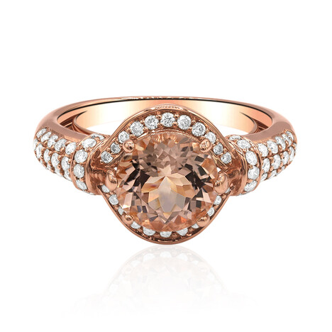 Bague en or et Morganite (Annette)
