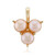 Colgante en plata con Perla durazno Freshwater (TPC)