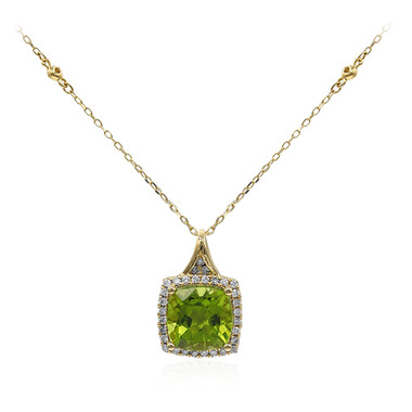 Dashihe-Peridot-Goldhalskette (CIRARI)