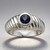 Anello in argento con Tanzanite (non riscaldata) (Pallanova)