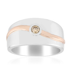 I1 Argyle Rose de France Diamond Silver Ring