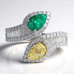 Anello in oro con Smeraldo Colombiano (CIRARI)