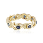 Blauer Saphir-Goldring (de Melo)