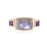 Purpurfarbener Maniry-Labradorit-Silberring (KM by Juwelo)