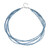 Collar en plata con Aguamarina de Brasil