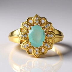 Anello in argento con Grandidierite