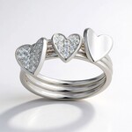 Anello in argento con Zircone (Adela Silber)