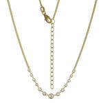 Zirkon-Silbercollier (Adela Silber)