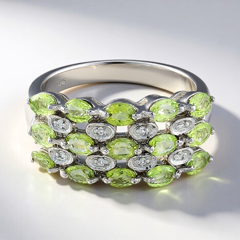 Anello in argento con Tormalina Paraíba