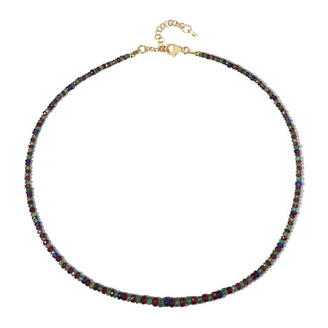 Collana in argento con Rubino del Madagascar