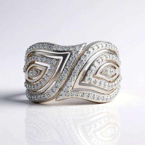 Anello in argento con Zircone (de Melo Essence)