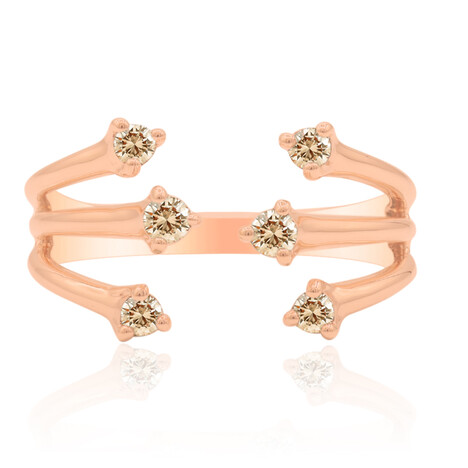 Anello in oro con Diamante Rose de France SI1 di Argyle (Annette)