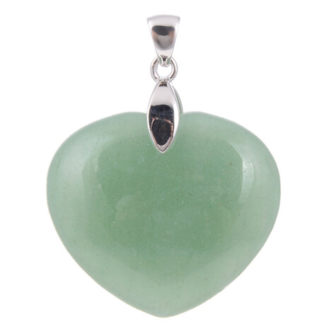 Green Aventurine Silver Pendant