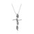 Collana in argento con Diamante I3 (I)