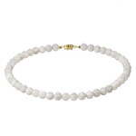 Collar en plata con Piedra de Luna blanca