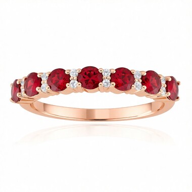 Bague en or et Rubis de Tanzanie