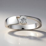 Anello in argento con Zircone (Pallanova)